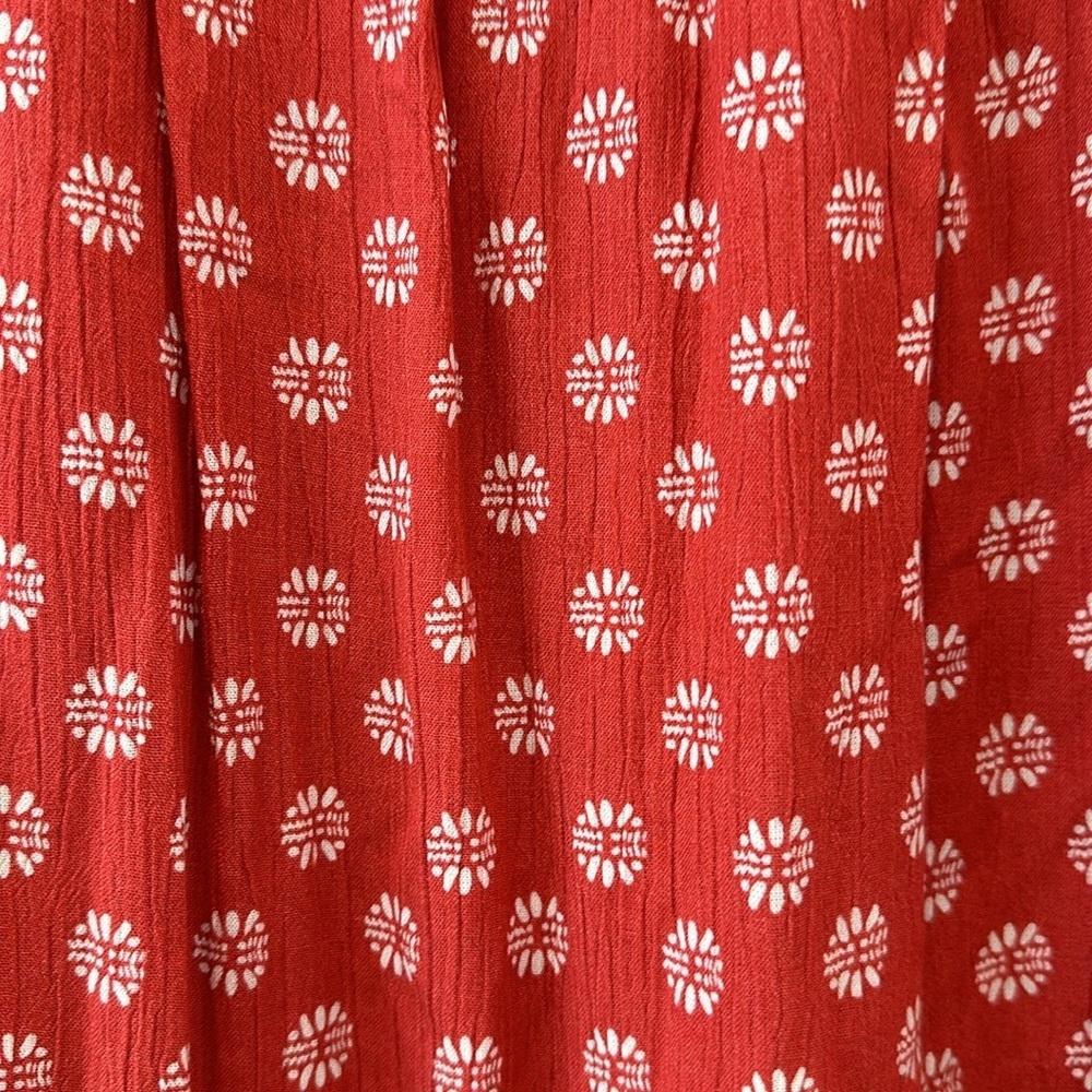 Women’s Printed Off The Shoulder Maxi Dress Boho Prairie Peasant Summer Sundress - Picture 11 of 11